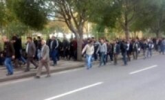 Maden işçileri Ankara'ya yürüyüş başlattı
