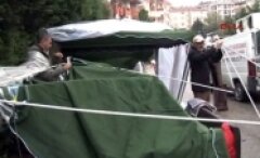 Validebağ'da çadırlar kaldırıldı