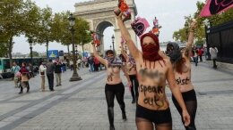 FEMEN'den IŞİD protestosu