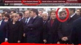 Ahmet Davutoğlu Paris'te Caps'leri sosyal medyayı salladı!