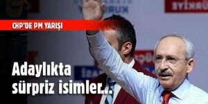 CHP'nin PM yarışında sürpriz isimler