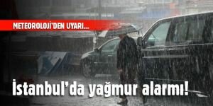 İstanbul’da yağmur alarmı!