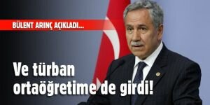 Ve türban ortaöğretime de girdi!