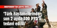 'Türk hastanelerinde son iki ayda 300 PYD'li tedavi edildi'