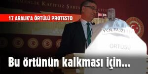 MHP'li Yeniçeri, 17 Aralık'a verilen takipsizlik kararını Meclis'te protesto etti