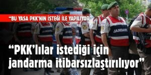 Öz­bek: Jandarma’nın İçişlerine bağlanması PKK’­nın is­te­ğiy­le ya­pı­lı­yo­r