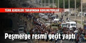 Peşmerge Türk askeri korumasında resmi geçit yaptı