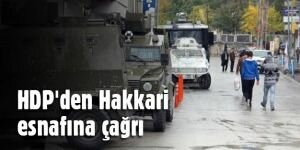 HDP'den Hakkari esnafına çağrı