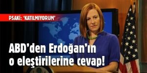 Jen Psaki'den Erdoğan'a jet cevap!