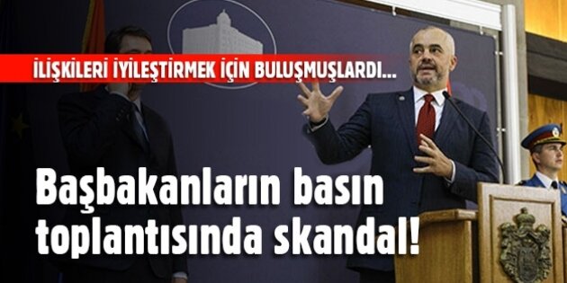 Başbakanların toplantısında skandal!