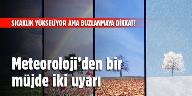 Meteoroloji'den bir müjde, 2 uyarı var!