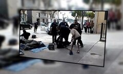 ABD'DE Polis, sokak ortasında evsizi vurdu