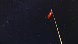 Meteor yağmurundan büyüleyici görüntüler
