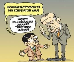 Erdoğan ve Davutoğlu'nun TRT çocuk kapışması | Penguen Dergisi