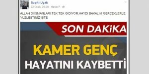 AKP'li başkan yardımcısından skandal Kamer Genç paylaşımı